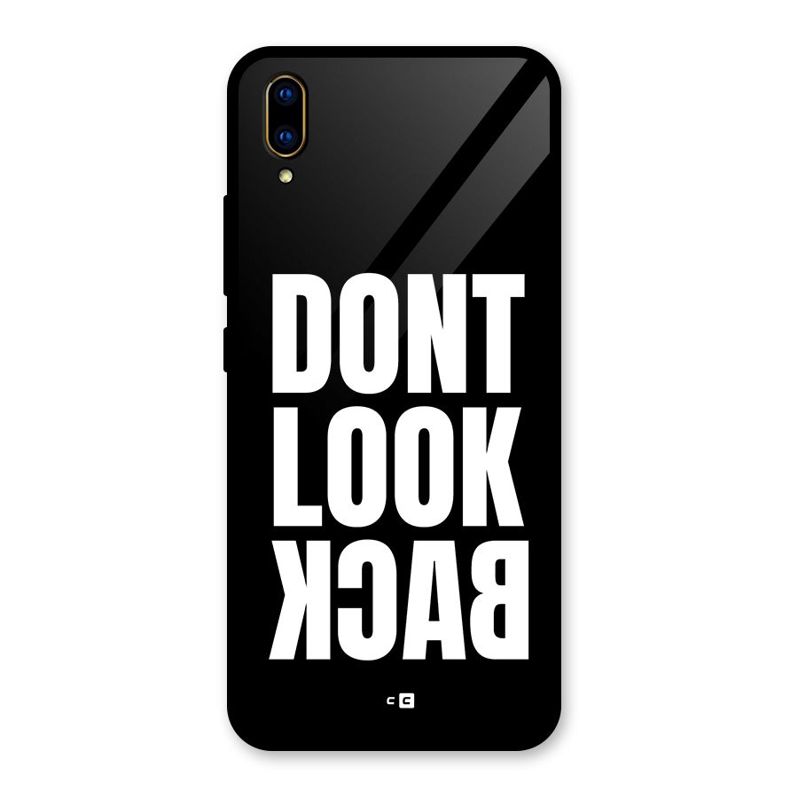Dont Look Back Glass Back Case for Vivo V11 Pro