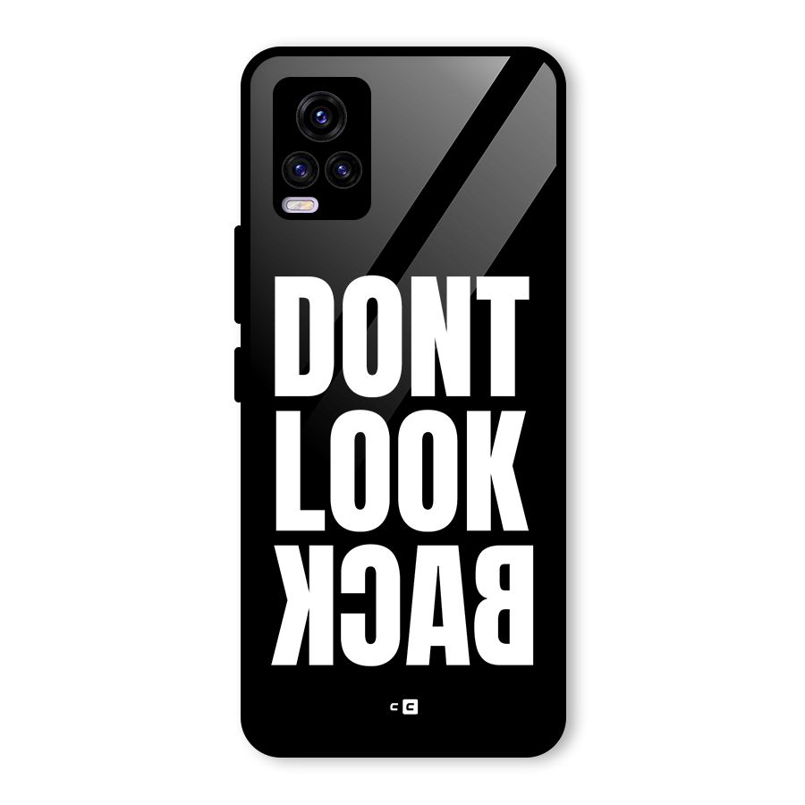 Dont Look Back Glass Back Case for Vivo V20 2021