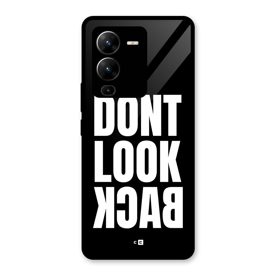 Dont Look Back Glass Back Case for Vivo V25 Pro