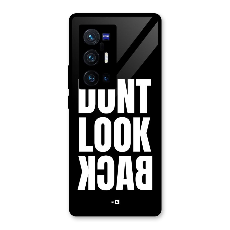 Dont Look Back Glass Back Case for Vivo X70 Pro Plus