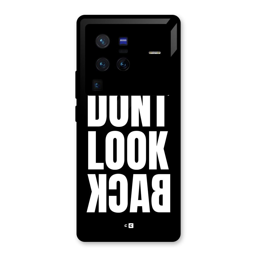 Dont Look Back Glass Back Case for Vivo X80 Pro