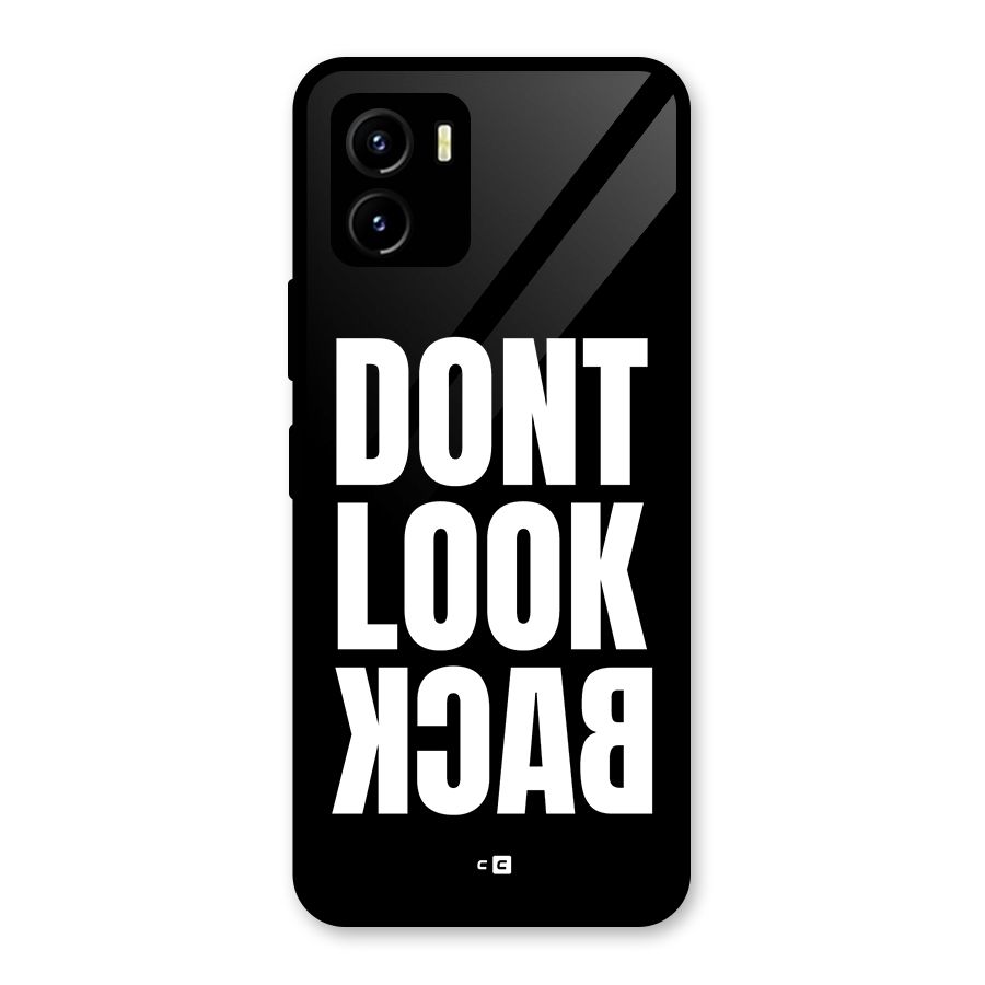 Dont Look Back Glass Back Case for Vivo Y15s