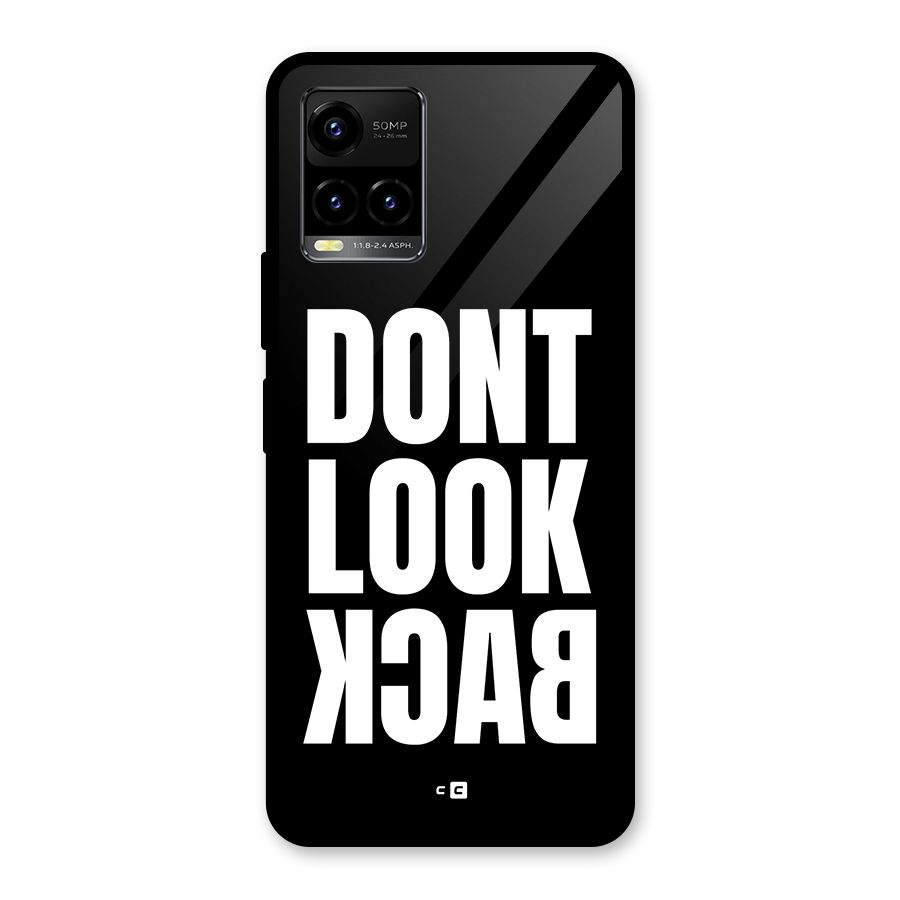 Dont Look Back Glass Back Case for Vivo Y21G