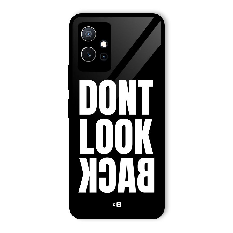 Dont Look Back Glass Back Case for Vivo Y75 5G