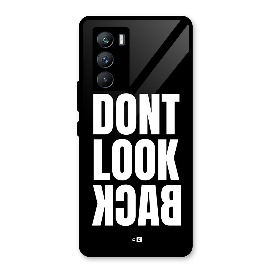 Dont Look Back Glass Back Case for Vivo iQOO 9 SE