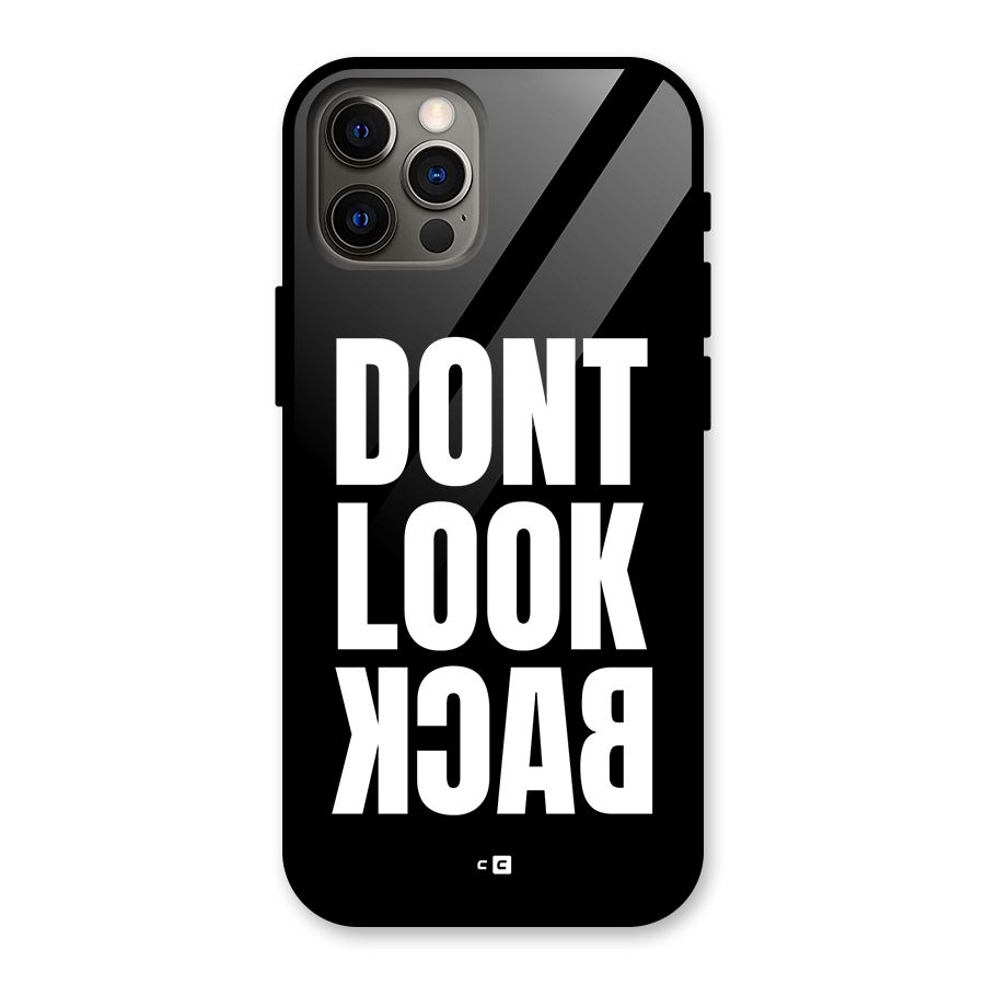 Dont Look Back Glass Back Case for iPhone 12 Pro