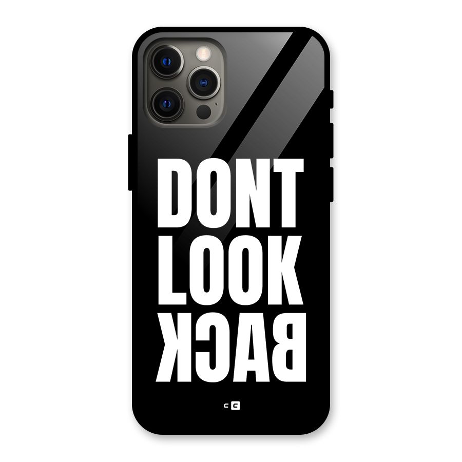 Dont Look Back Glass Back Case for iPhone 12 Pro Max