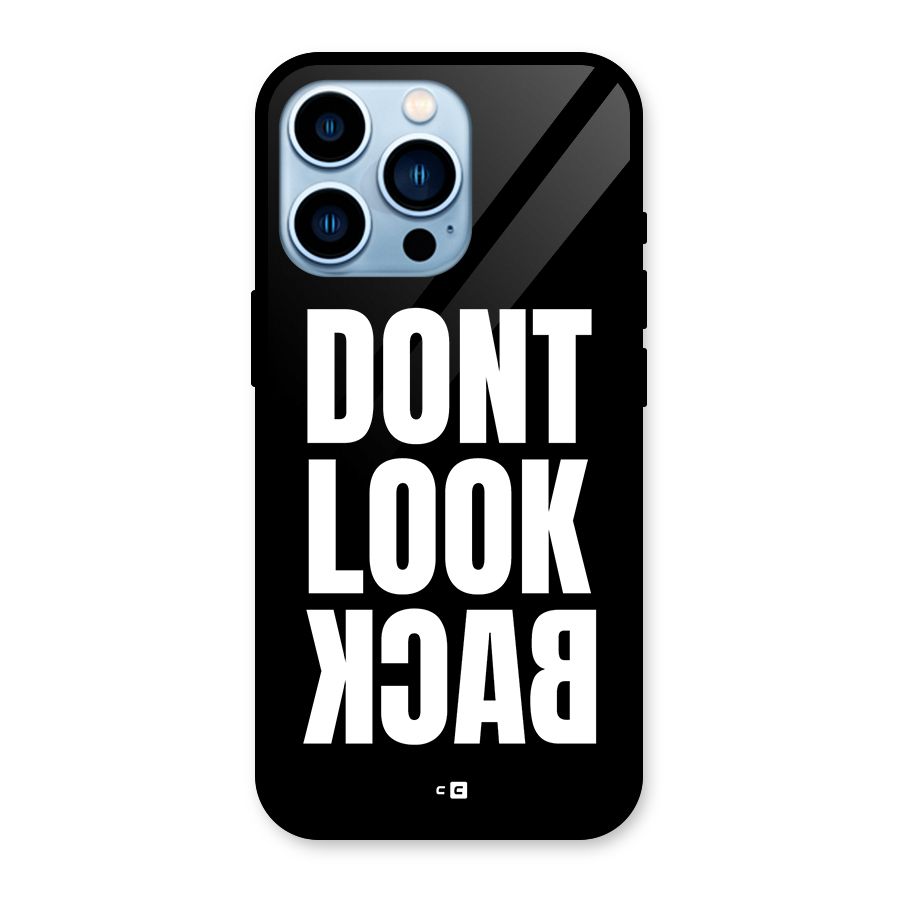 Dont Look Back Glass Back Case for iPhone 13 Pro