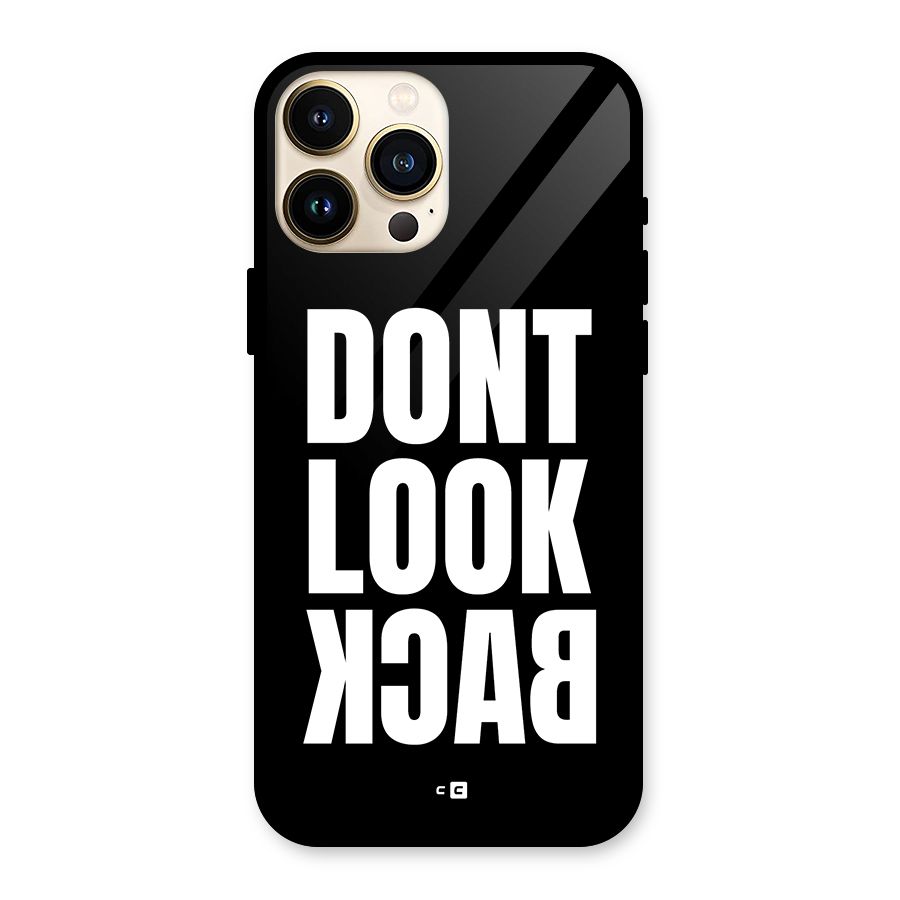 Dont Look Back Glass Back Case for iPhone 13 Pro Max