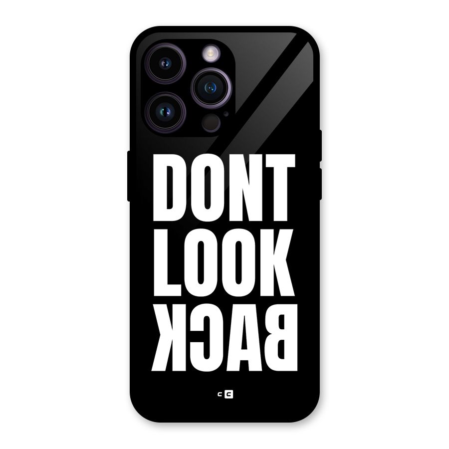 Dont Look Back Glass Back Case for iPhone 14 Pro Max
