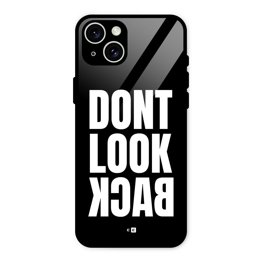 Dont Look Back Glass Back Case for iPhone 15 Plus