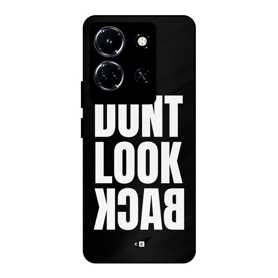 Dont Look Back Metal Back Case for Infinix Note 30 5G