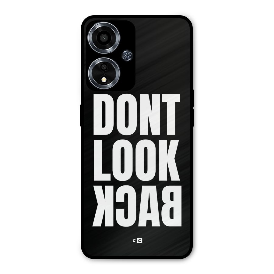 Dont Look Back Metal Back Case for Oppo A59