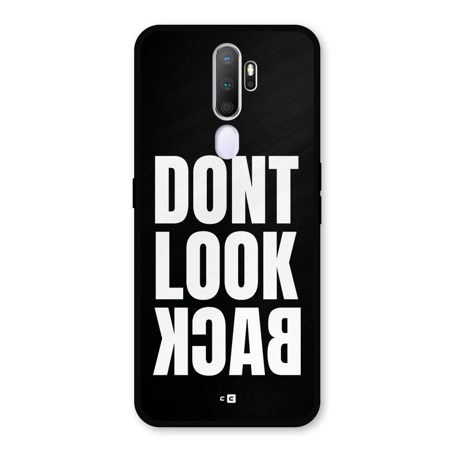 Dont Look Back Metal Back Case for Oppo A5 (2020)