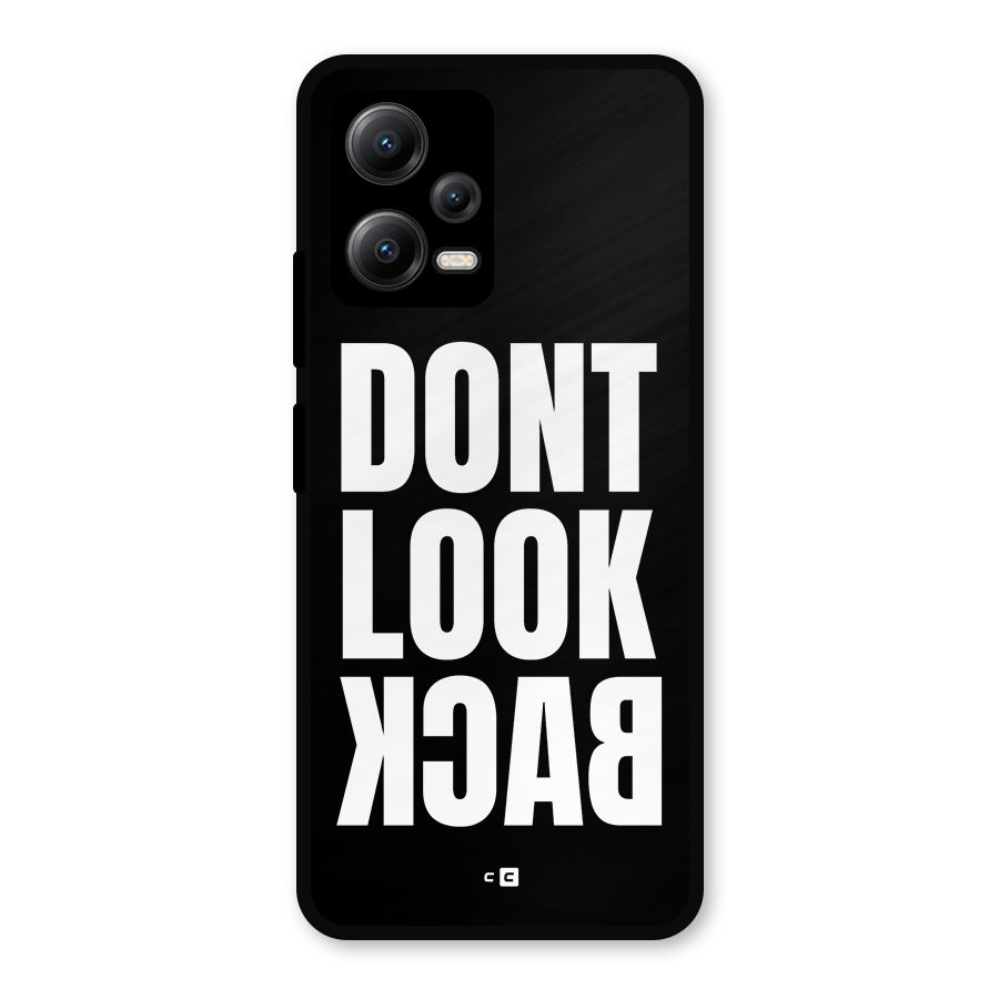Dont Look Back Metal Back Case for Poco X5