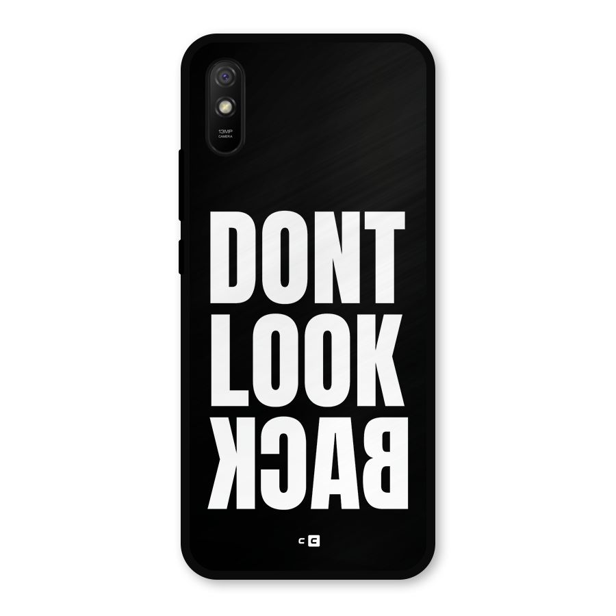 Dont Look Back Metal Back Case for Redmi 9i
