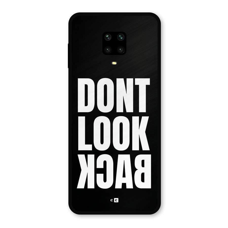 Dont Look Back Metal Back Case for Redmi Note 10 Lite