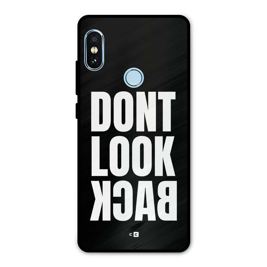 Dont Look Back Metal Back Case for Redmi Note 5 Pro