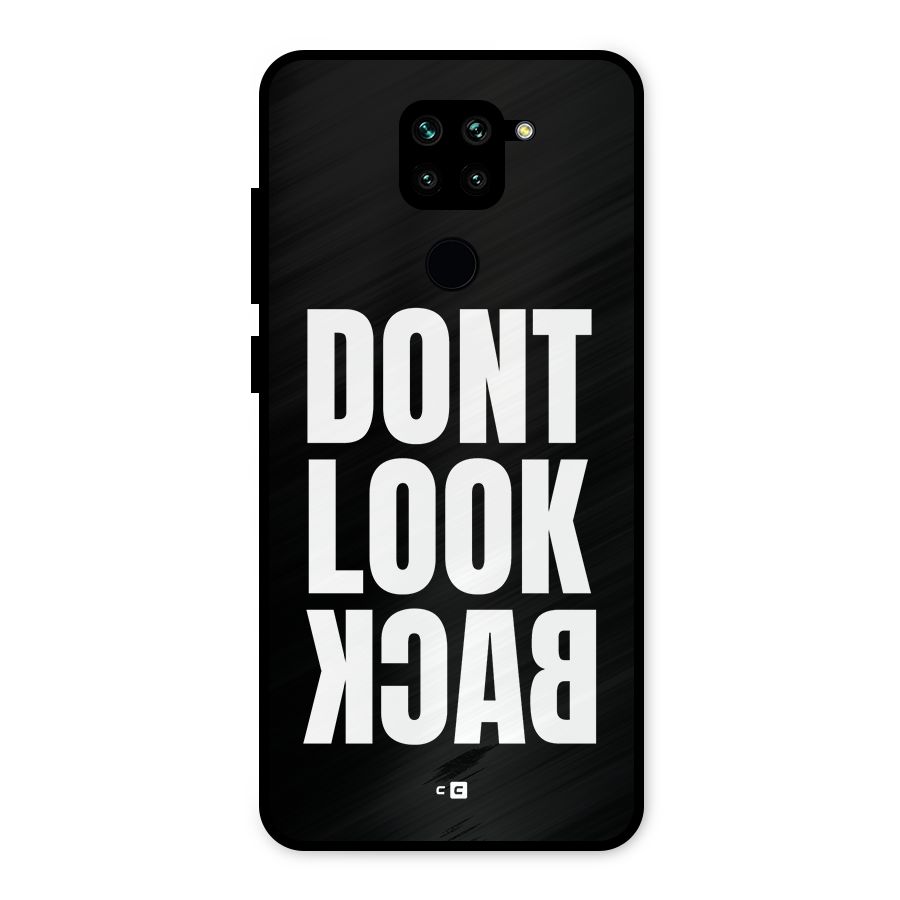 Dont Look Back Metal Back Case for Redmi Note 9
