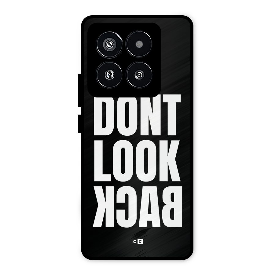 Dont Look Back Metal Back Case for Xiaomi 14 Pro