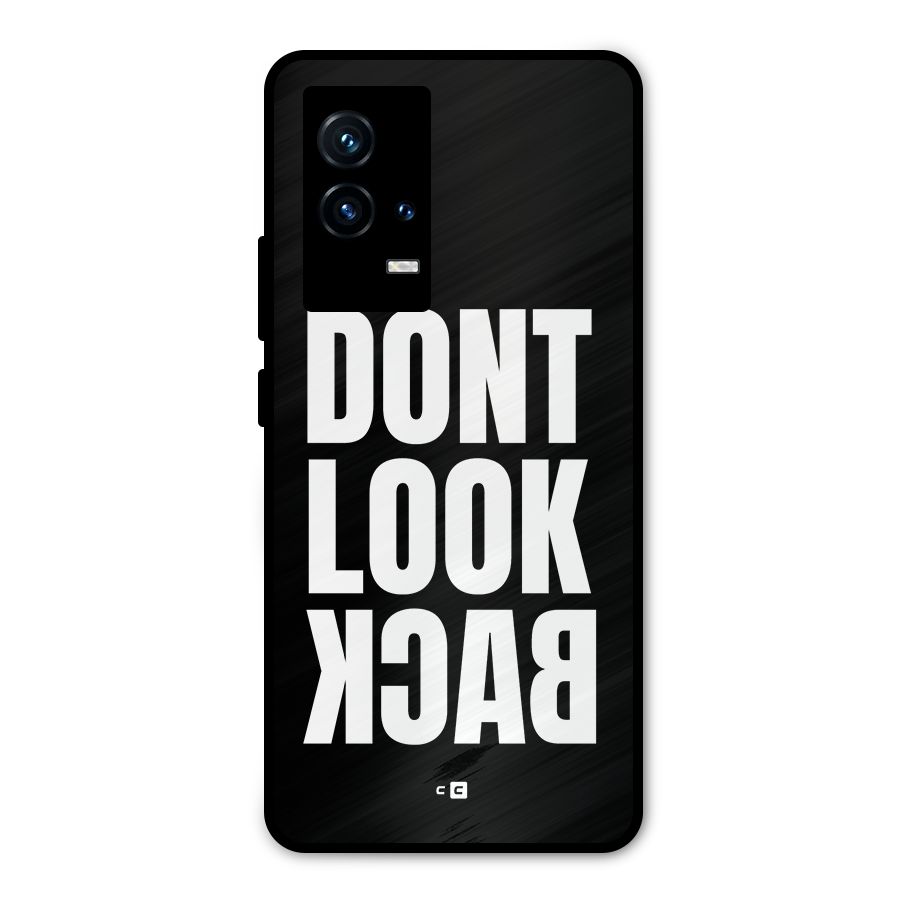 Dont Look Back Metal Back Case for iQOO 9 5G