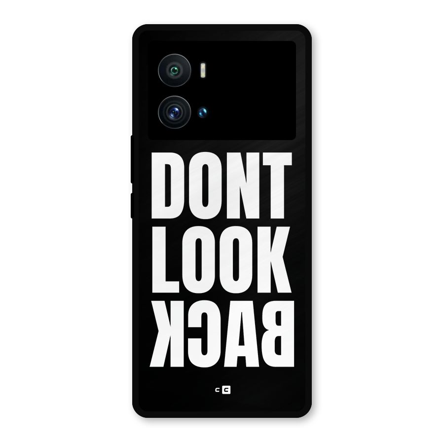 Dont Look Back Metal Back Case for iQOO 9 Pro