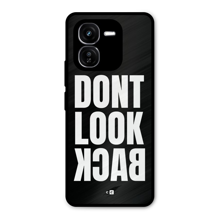 Dont Look Back Metal Back Case for iQOO Z9x