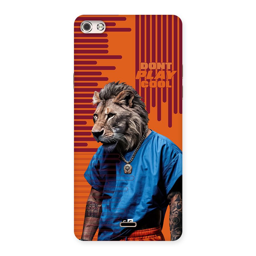 Dont Play Cool Back Case for Canvas Silver 5