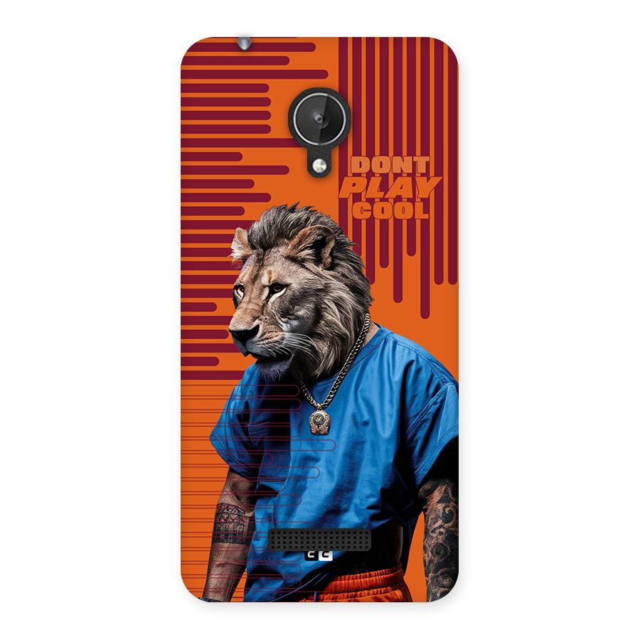 Dont Play Cool Back Case for Canvas Spark Q380