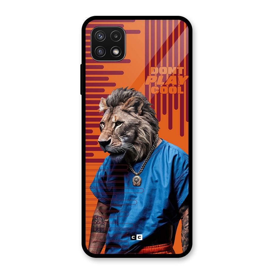 Dont Play Cool Glass Back Case for Galaxy A22 5G