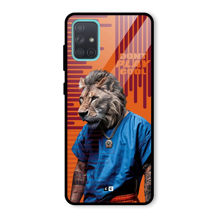 Dont Play Cool Glass Back Case for Galaxy A71