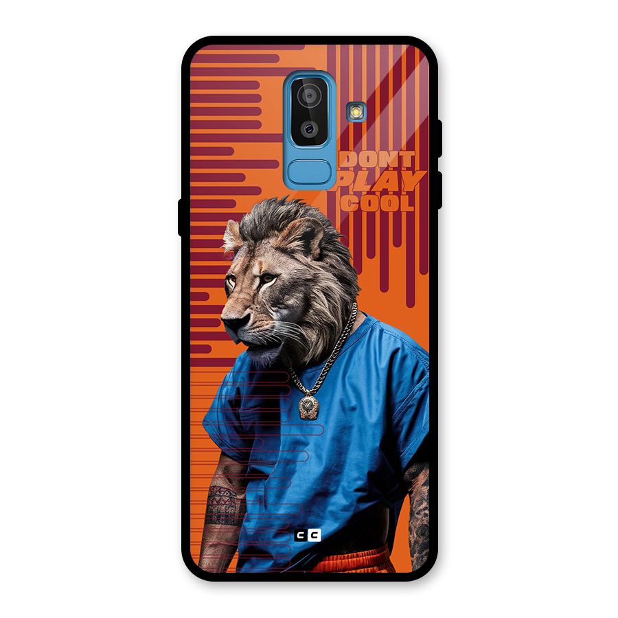 Dont Play Cool Glass Back Case for Galaxy J8