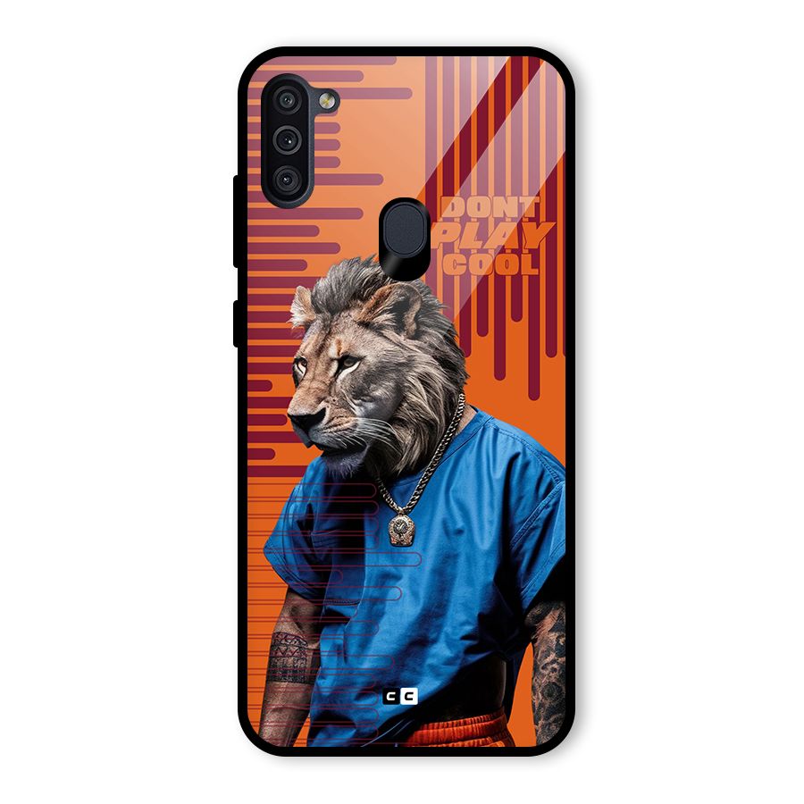Dont Play Cool Glass Back Case for Galaxy M11