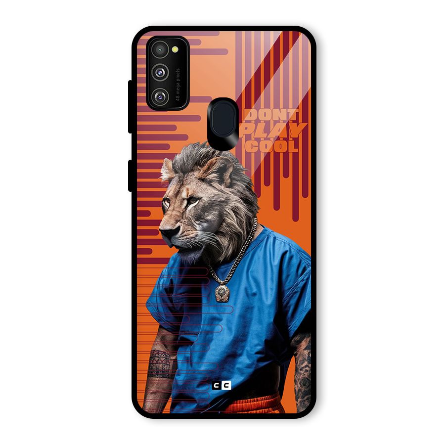 Dont Play Cool Glass Back Case for Galaxy M30s