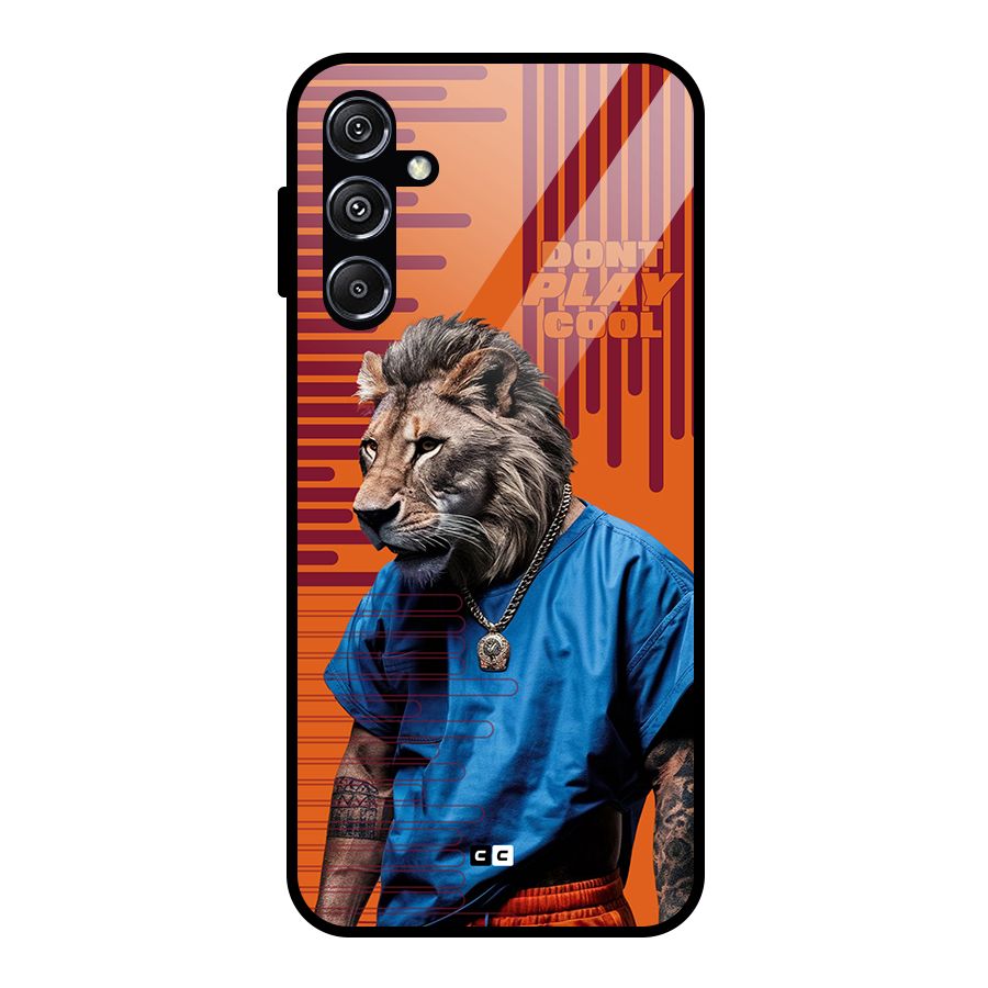 Dont Play Cool Glass Back Case for Galaxy M34 5G