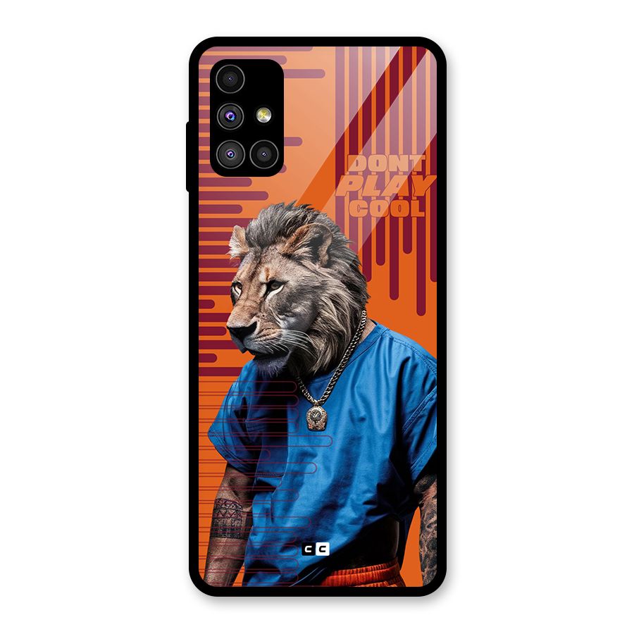 Dont Play Cool Glass Back Case for Galaxy M51