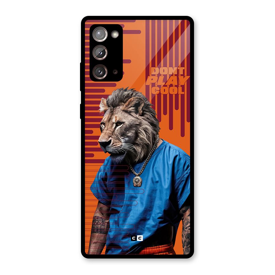 Dont Play Cool Glass Back Case for Galaxy Note 20