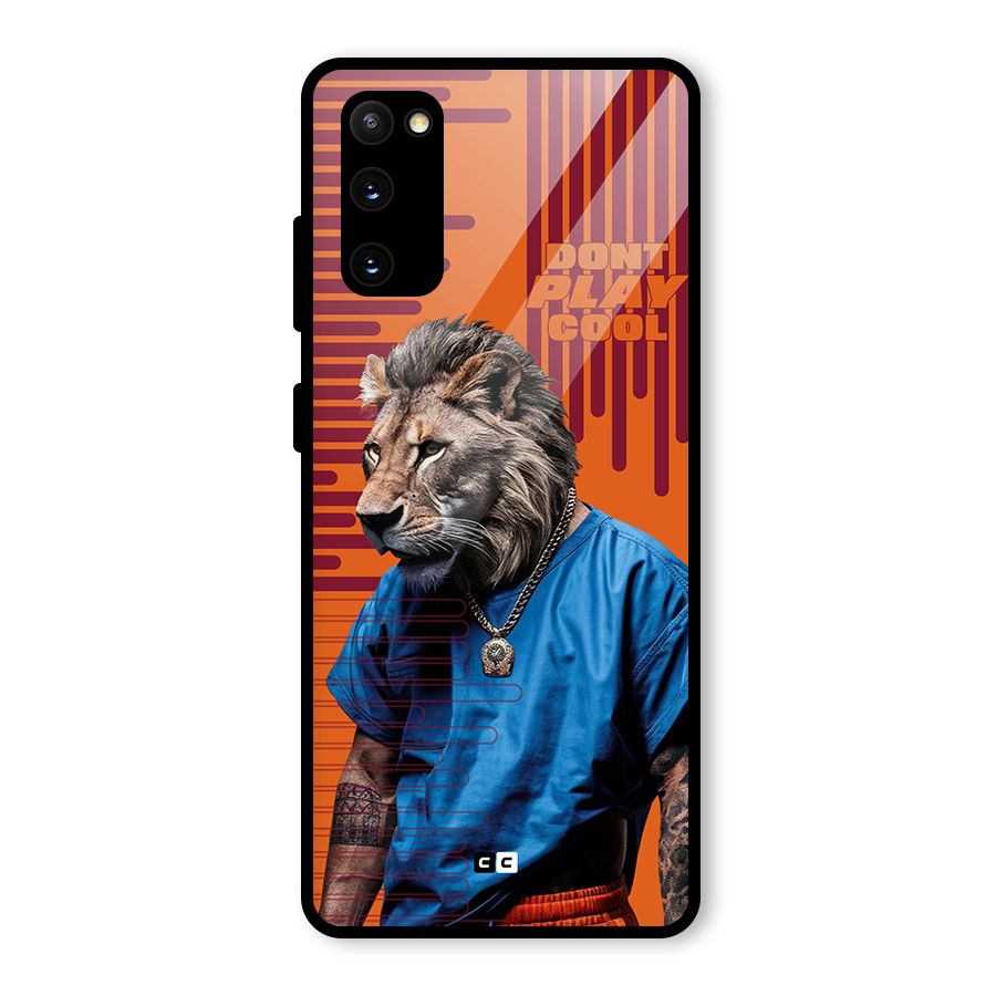 Dont Play Cool Glass Back Case for Galaxy S20 FE 5G