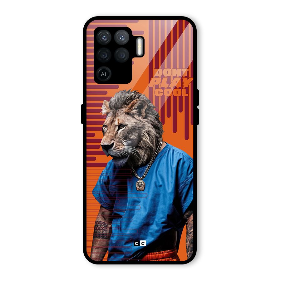 Dont Play Cool Glass Back Case for Oppo F19 Pro