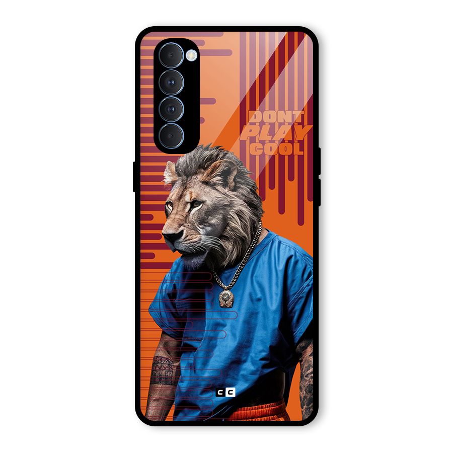 Dont Play Cool Glass Back Case for Oppo Reno4 Pro