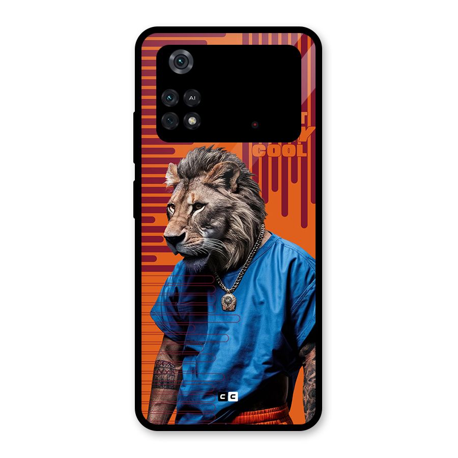 Dont Play Cool Glass Back Case for Poco M4 Pro 4G