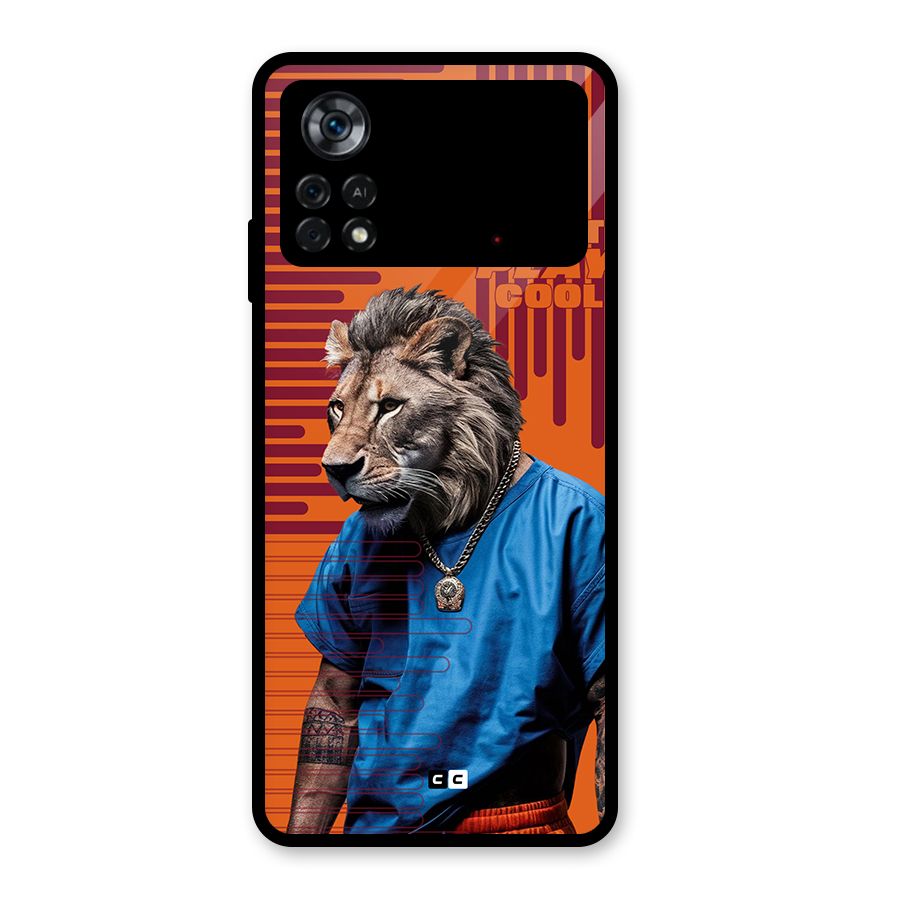 Dont Play Cool Glass Back Case for Poco X4 Pro 5G