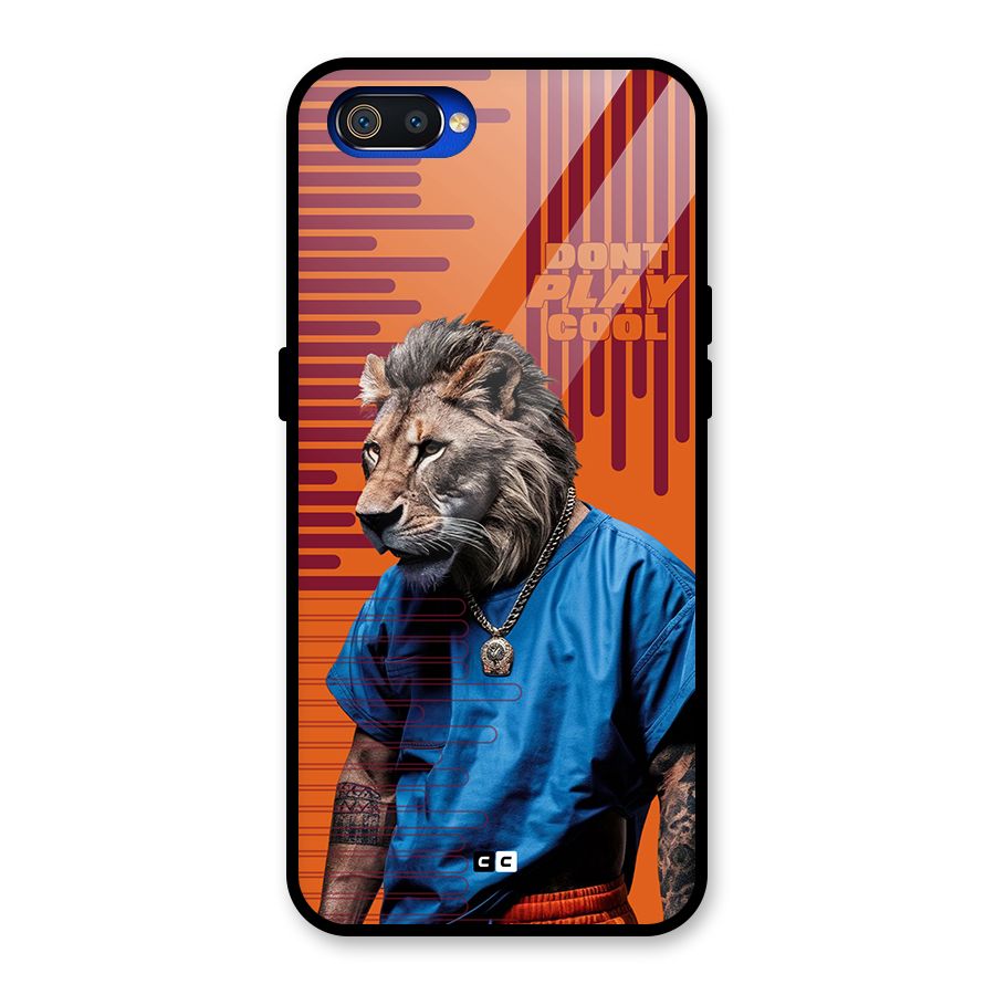 Dont Play Cool Glass Back Case for Realme C2