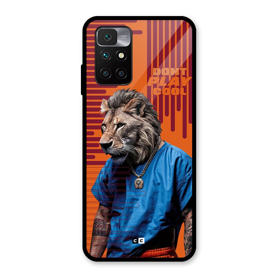Dont Play Cool Glass Back Case for Redmi 10 Prime