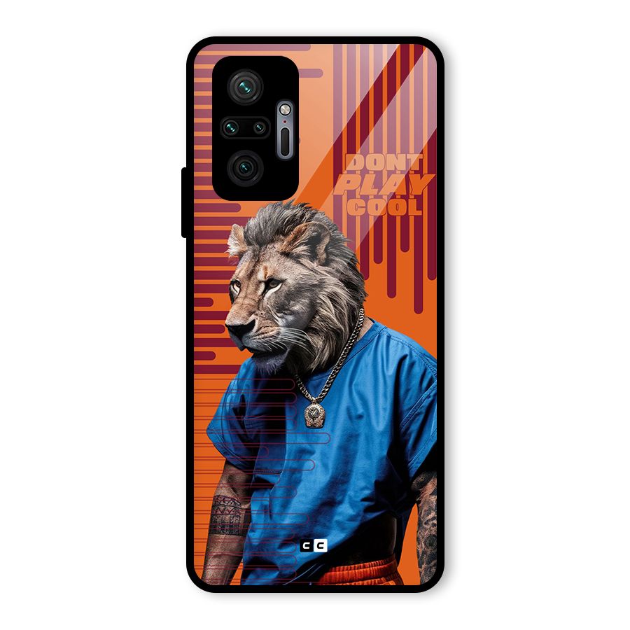 Dont Play Cool Glass Back Case for Redmi Note 10 Pro