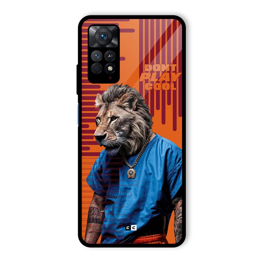 Dont Play Cool Glass Back Case for Redmi Note 11 Pro
