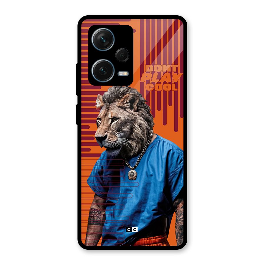 Dont Play Cool Glass Back Case for Redmi Note 12 Pro Plus 5G