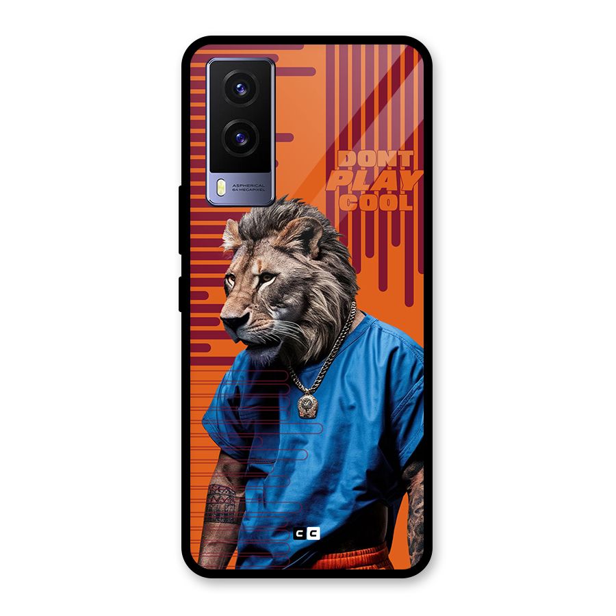 Dont Play Cool Glass Back Case for Vivo V21e 5G