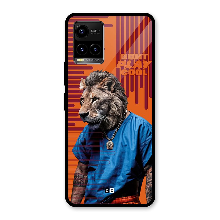 Dont Play Cool Glass Back Case for Vivo Y21G