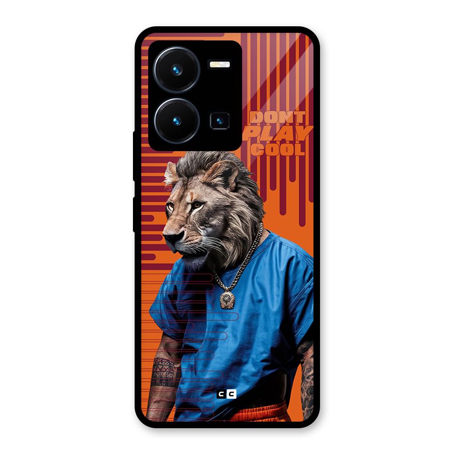 Dont Play Cool Glass Back Case for Vivo Y35